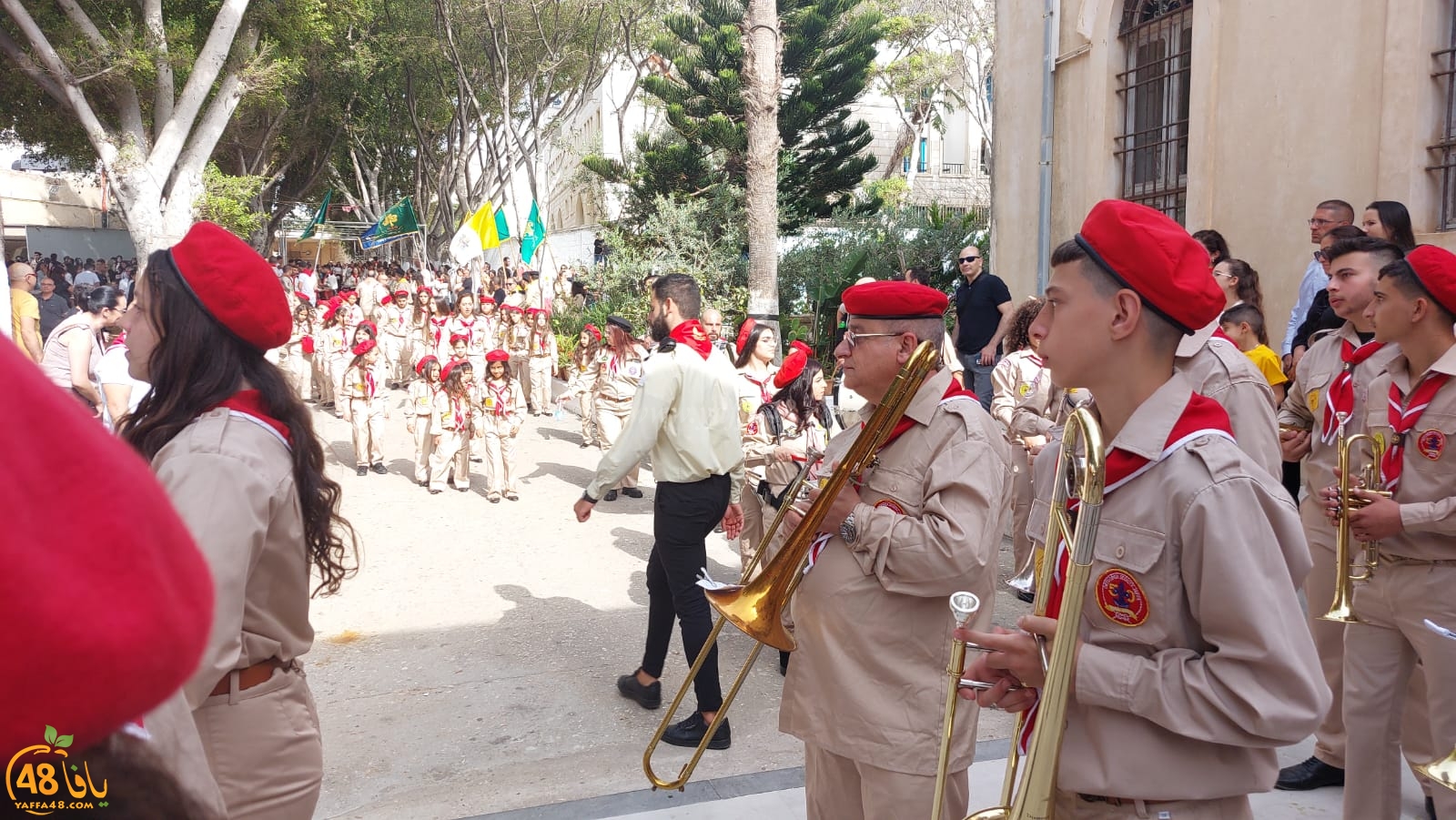 المزيد من الصور والفيديو لاحتفال السرايا الكشفية بيافا بسبت النور 